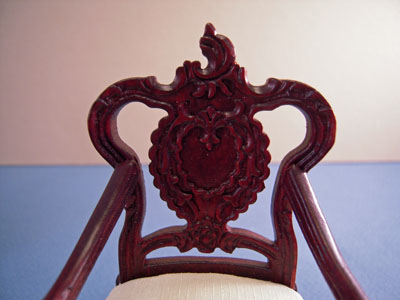 1" scale Bespaq mahogany Wesmorland Chair