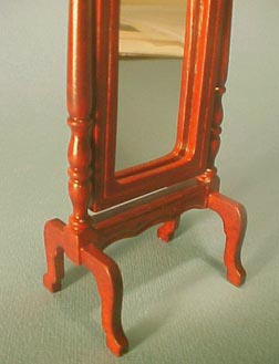 d1165 1" walnut cheval mirror