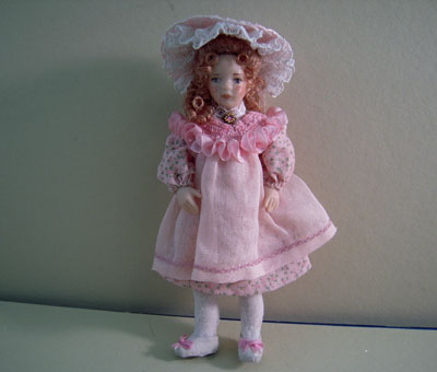 handcrafted porcelain doll