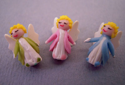 Bright deLights Set Of Three Tiny Angels 1:12 scale