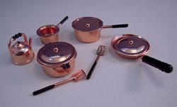 1:12 Scale Miniature Dollhouse Kitchen Accessory Cookware Pots and Pans –  Melvin's Miniatures