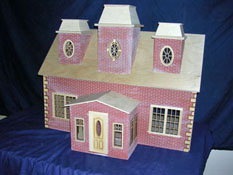 fully assembled dollhouse